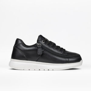 Women's Comfort Plush Black Leather Billy